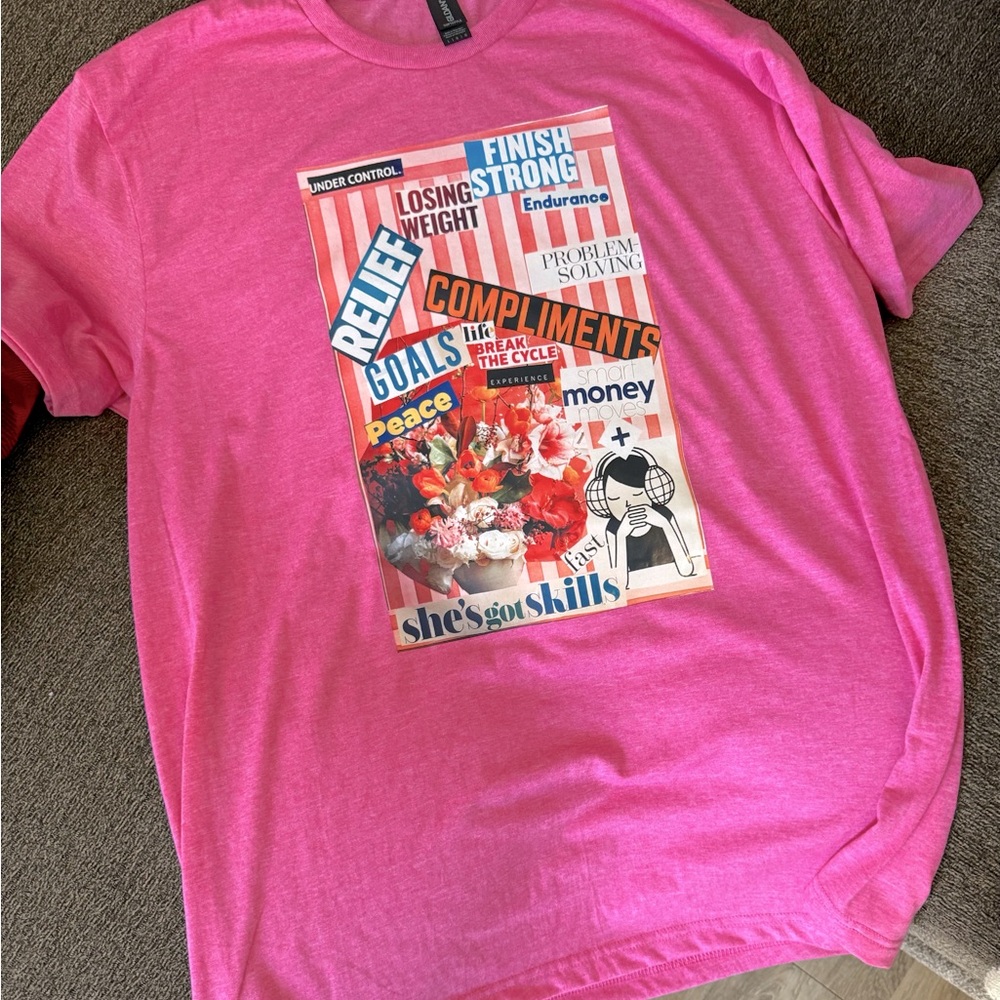 Custom designed collage-style t-shirt. #Motivational!